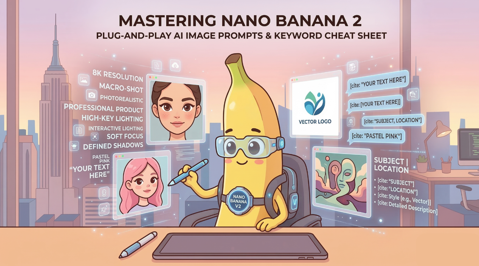 Mastering Nano Banana 2: AI Image Prompts & Cheat Sheet