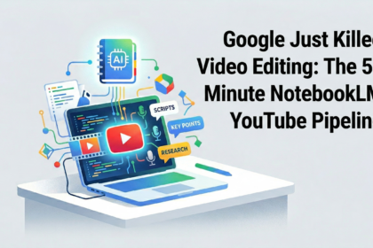 Google Just Killed Video Editing: The 5-Minute NotebookLM YouTube Pipeline 38 Featured image for Google Just Killed Video Editing: The 5-Minute NotebookLM YouTube Pipeline