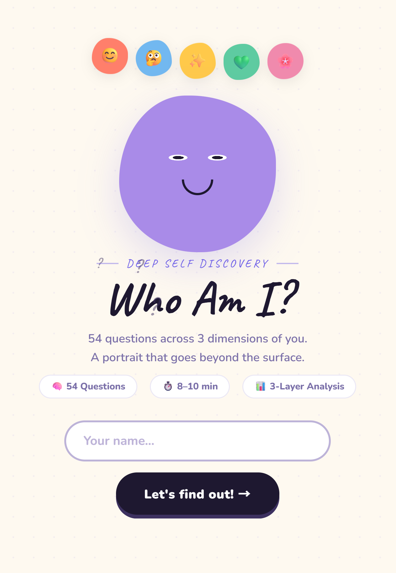 Forget MBTI: I Built a 3-Layer Personality Test 4 Screenshot for Forget MBTI: I Built a 3-Layer Personality Test