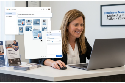 Screenshot for Free Local Business Marketing Designs: Your Google Mixboard Playbook
