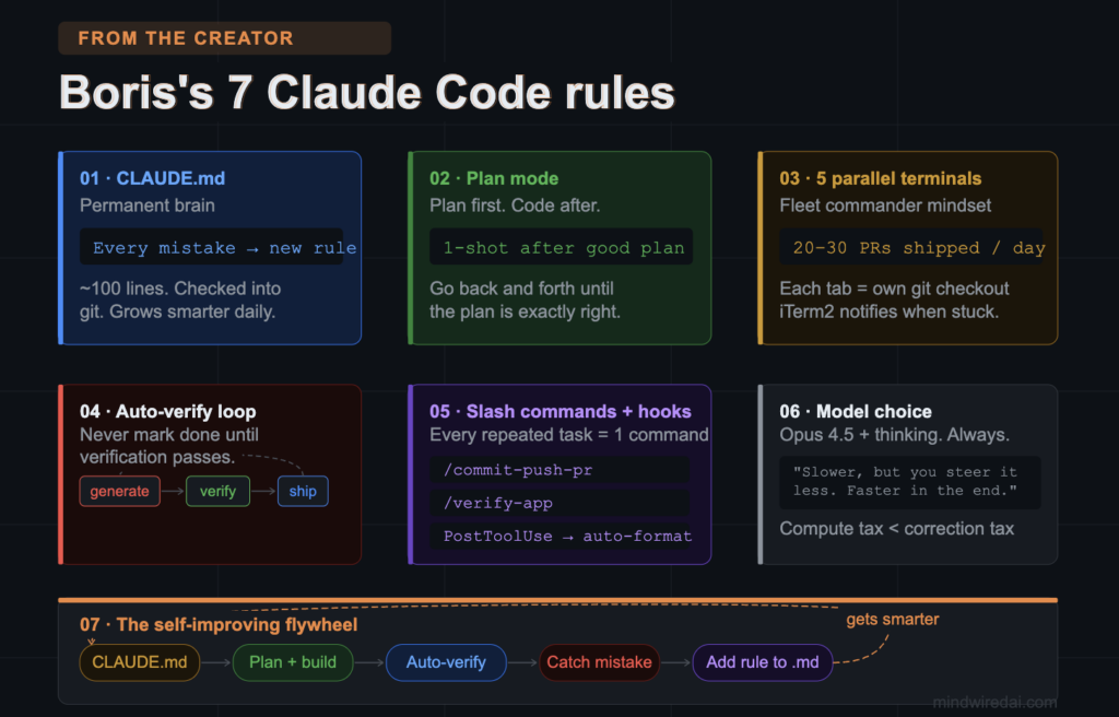 How the Creator of Claude Code Actually Uses It (7 Secrets) 2 스크린샷 2026 04 15 오전 8.46.58