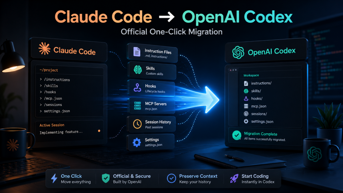 01 openai codex migration tool import claude code settings to codex hero